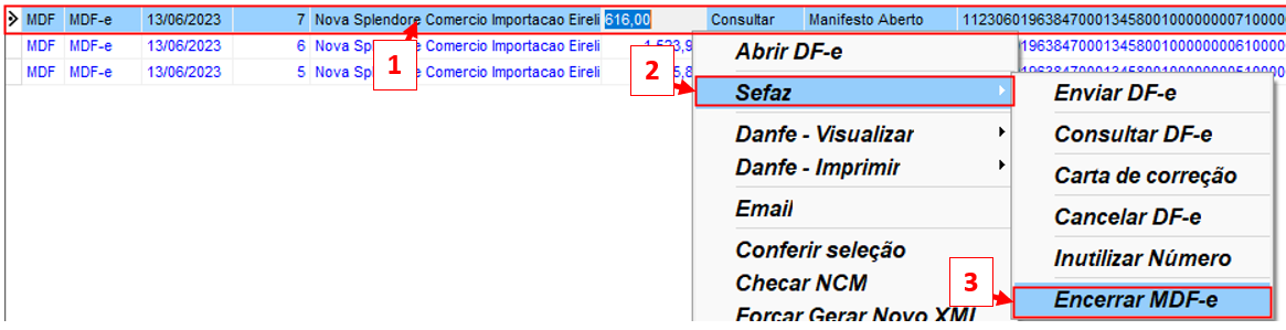 Emitir Manifesto de Carga/Transporte (MDF-e)