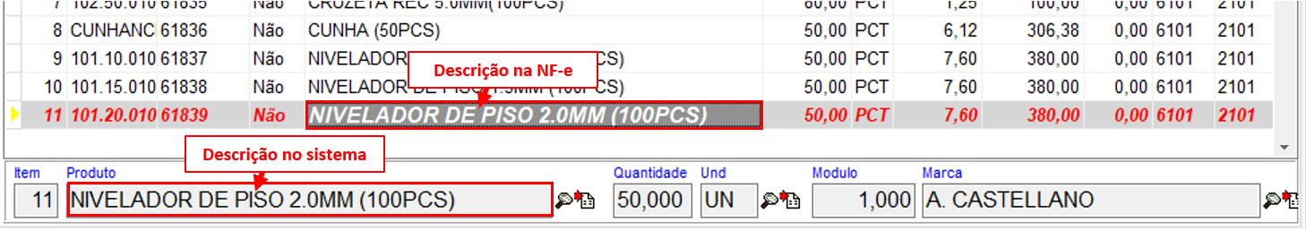 Importação da Nota Fiscal de Entrada