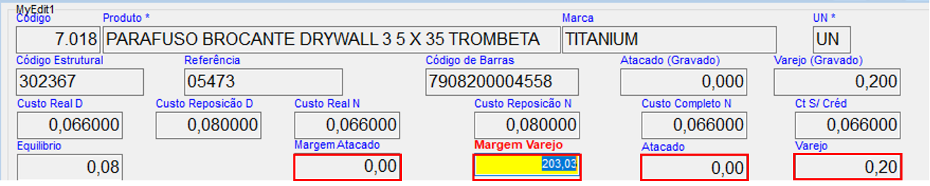 Nota Fiscal de Entrada